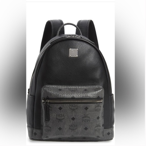 MCM Stark Visetos Top Handle Backpack Bookbag - Picture 1 of 13